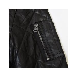 Levi's（リーバイス） Levi's Quilted Leather Jacket - Brown