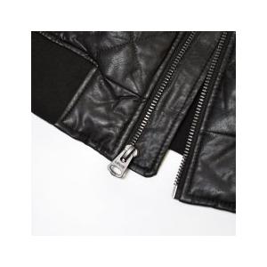 Levi's（リーバイス） Levi's Quilted Leather Jacket - Brown