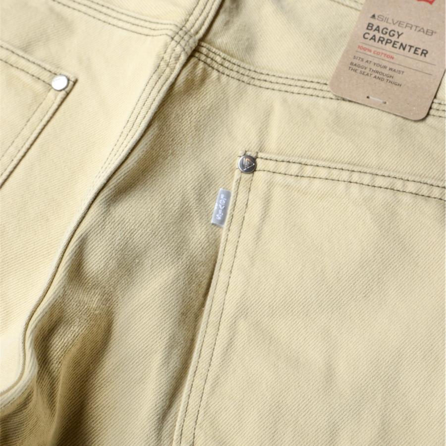 Levi's シルバータブ バギー カーペンター デニム ベージュ 0002 Levi's シルバータブ バギー カーペンター デニム ベージュ 0002