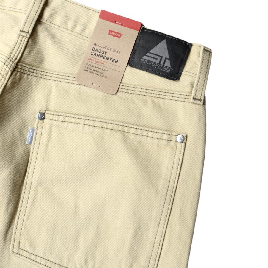 Levi's シルバータブ バギー カーペンター デニム ベージュ 0002 Levi's シルバータブ バギー カーペンター デニム ベージュ 0002