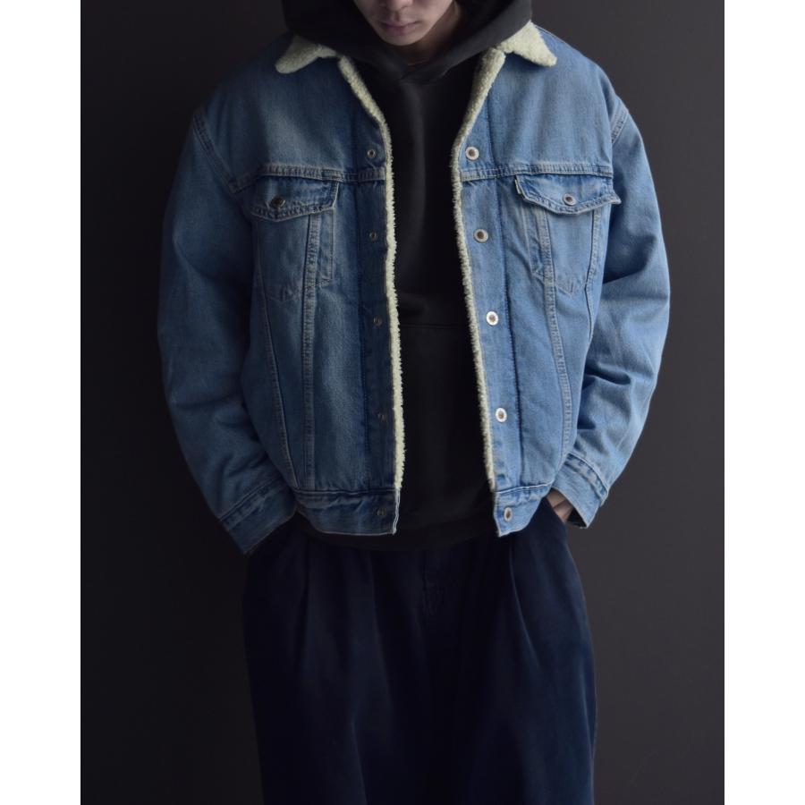 Levi's SILVERTAB　デニムボアジャケット Levi's（リーバイス） Levi's Silvertab Boa Jacket - Light Indigo