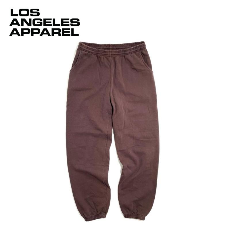 <LOSANGELES APPAREL> スウェットパーカー、チョコレート、XL LOS ANGELES APPAREL（ロサンゼルスアパレル） Los Angeles Apparel