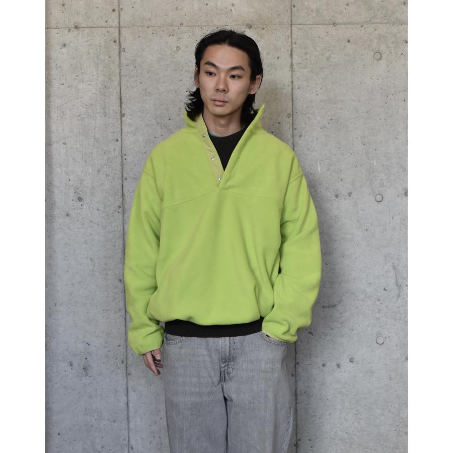 Made Blanks Polar Fleece Pullover - Macaw Green メイドブランクス