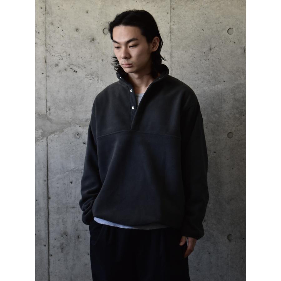 Made Blanks Polar Fleece Pullover - Phantom Black メイドブランクス