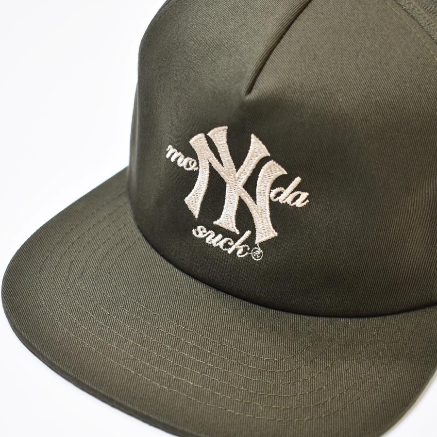Mondaysuck NYC Hat Olive ヤンキース メンズ レディース : RAWDRIP