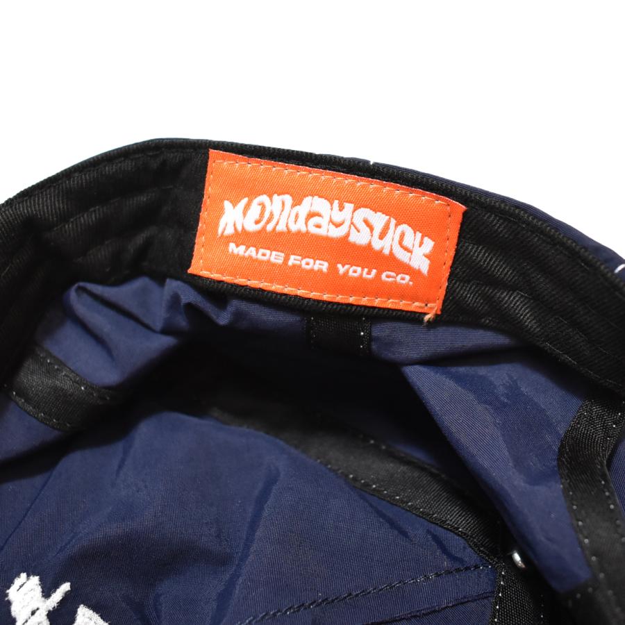 Mondaysuck Nylon NYC Hat - Navy マンデーサック ナイロンキャップ