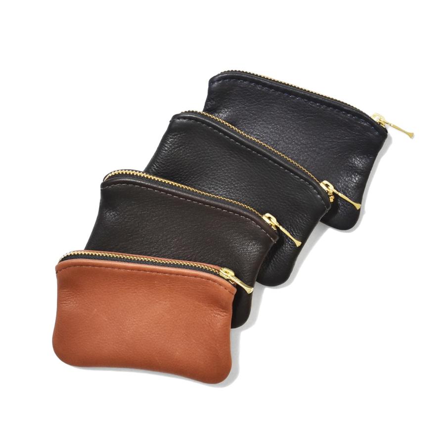 レア☆POWER MOON LEATHERS レザークラフトヌメ革ウエストポーチ バイカーズウォレット 栃木レザー ヌメ革黒 長財布 ライダース