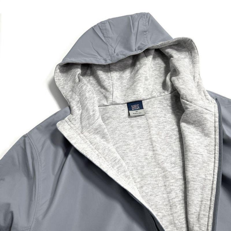 MV スポーツ リバティー ジャケット グラファイト 16601 メンズ レディース 無地 ライトアウター フード フルジップ