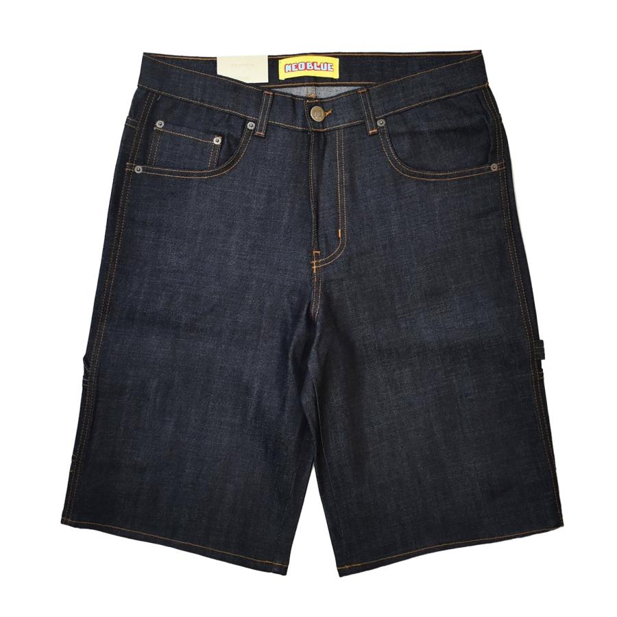 NEO BLUE Baggy Carpenter Shorts - Cross Super Dark メンズ