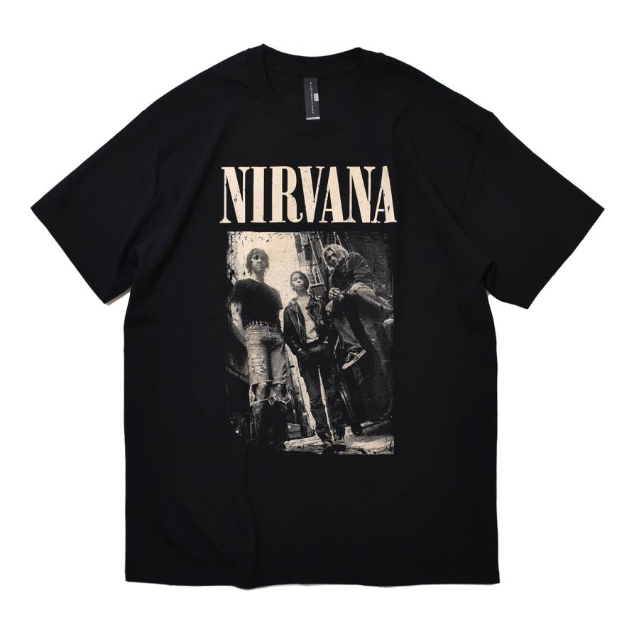 ニルヴァーナ ショートスリーブ Tシャツ ブラック メンズ