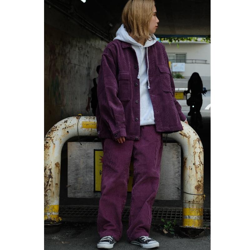 オベイ セオ コーデュロイ シャツ ジャケット ブラックベリーワイン メンズ Obey Theocorduroyshirtjacket Blackberrywine Rawdrip 通販 Yahoo ショッピング