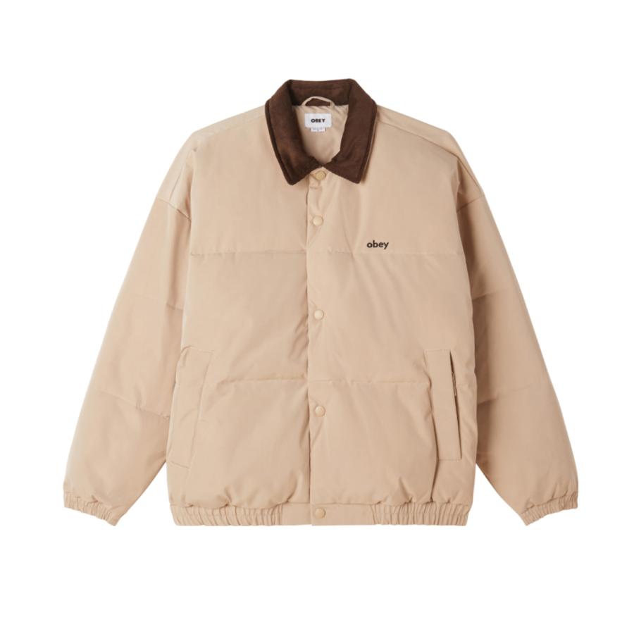 OBEY(オベイ) メンズ アウター ジャケット OBEY（オベイ） ウィスパーズ ジャケット フェザーグレー メンズ
