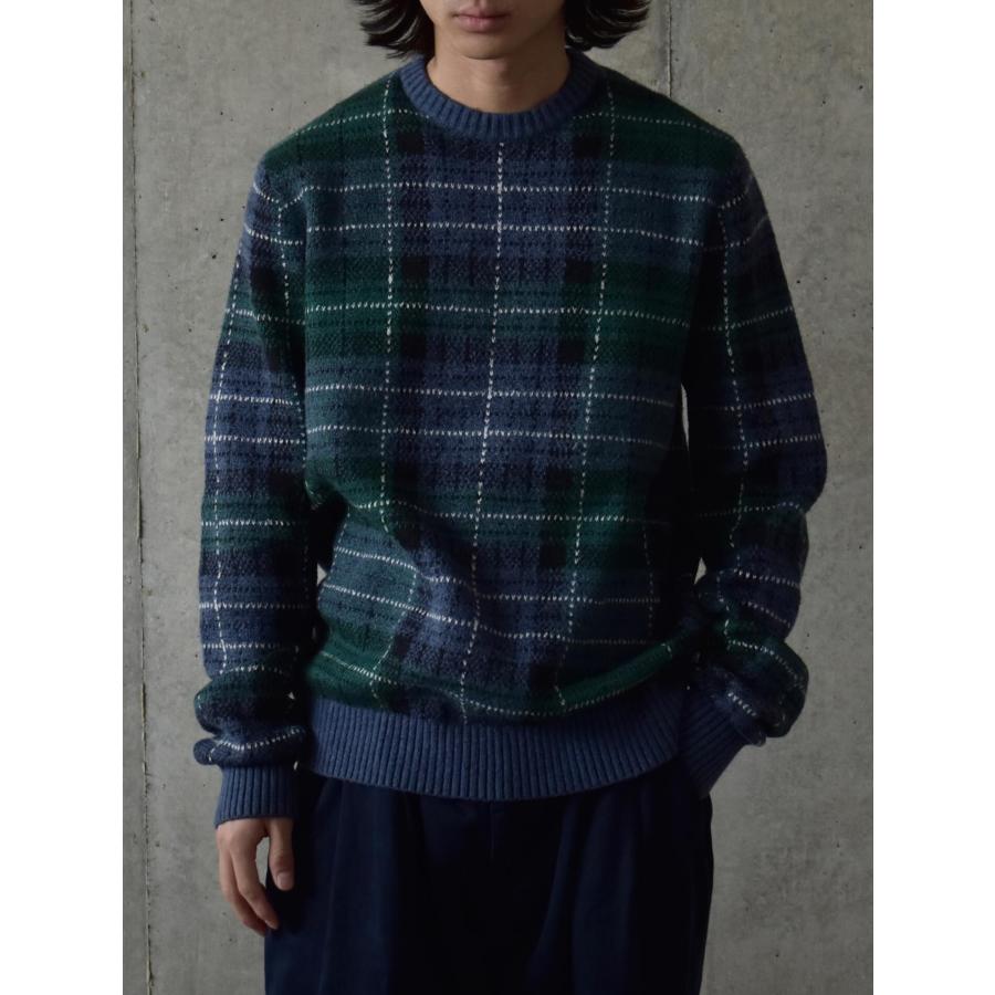 OLD NAVY（オールドネイビー） Old Navy Check Crewneck Sweater 