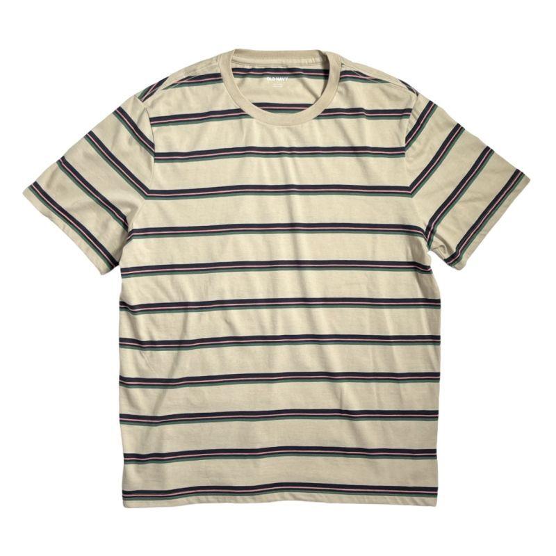 オールドネイビー ボーダー Tシャツ カーキ Old Navy 半袖Tシャツ