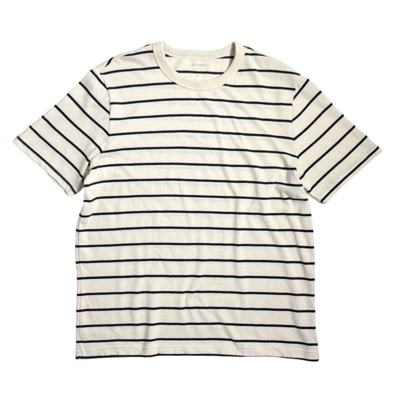 オールドネイビー ボーダー Tシャツ ナチュラル/ネイビー Old Navy