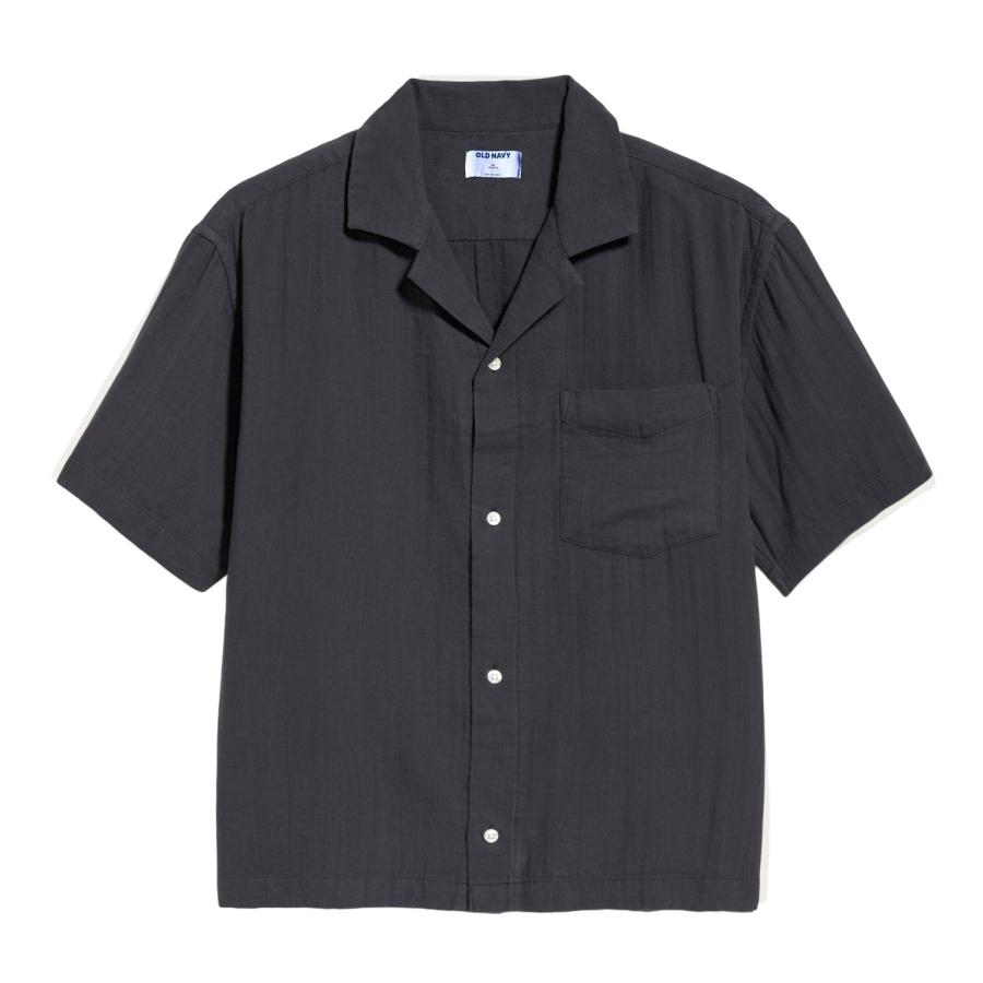 OLD NAVY（オールドネイビー） S/S Cropped Heavy Weight Camp Shirt