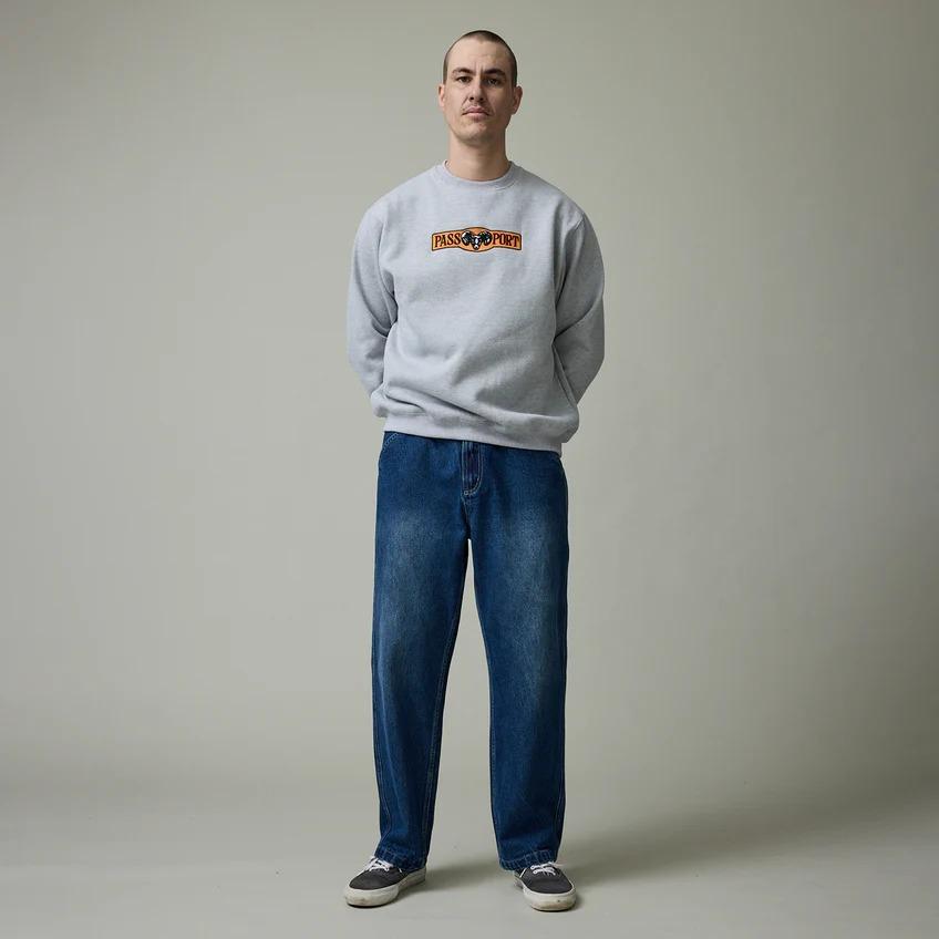 PASS~PORT worker club jeans ウォッシュグレー デニム Pass~Port Workers Club Bootcut Jean - Faded Wash Indigo