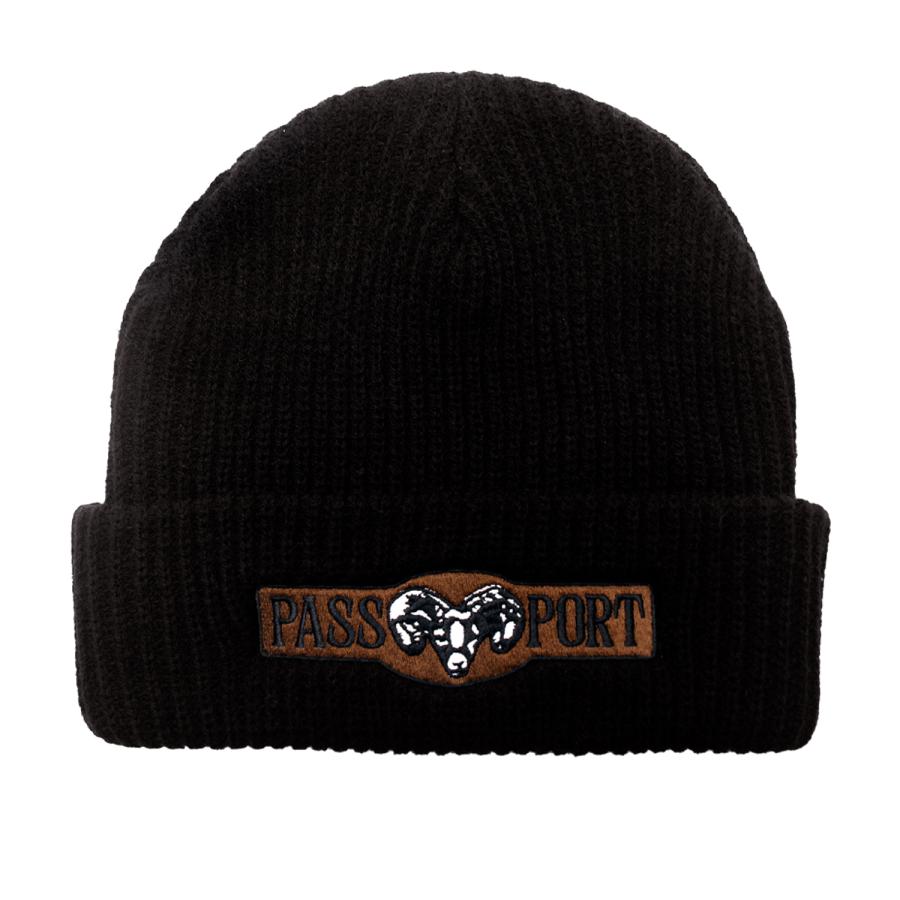 Pass~Port Ram Beanie Black ビーニー ニットキャップ メンズ 