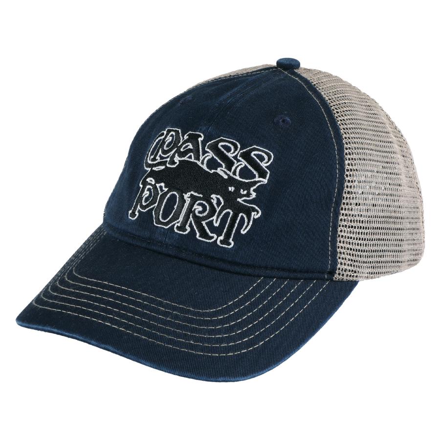 パスポート Pass~Port SlinkinLeagues Trucker Washed Navy メンズ