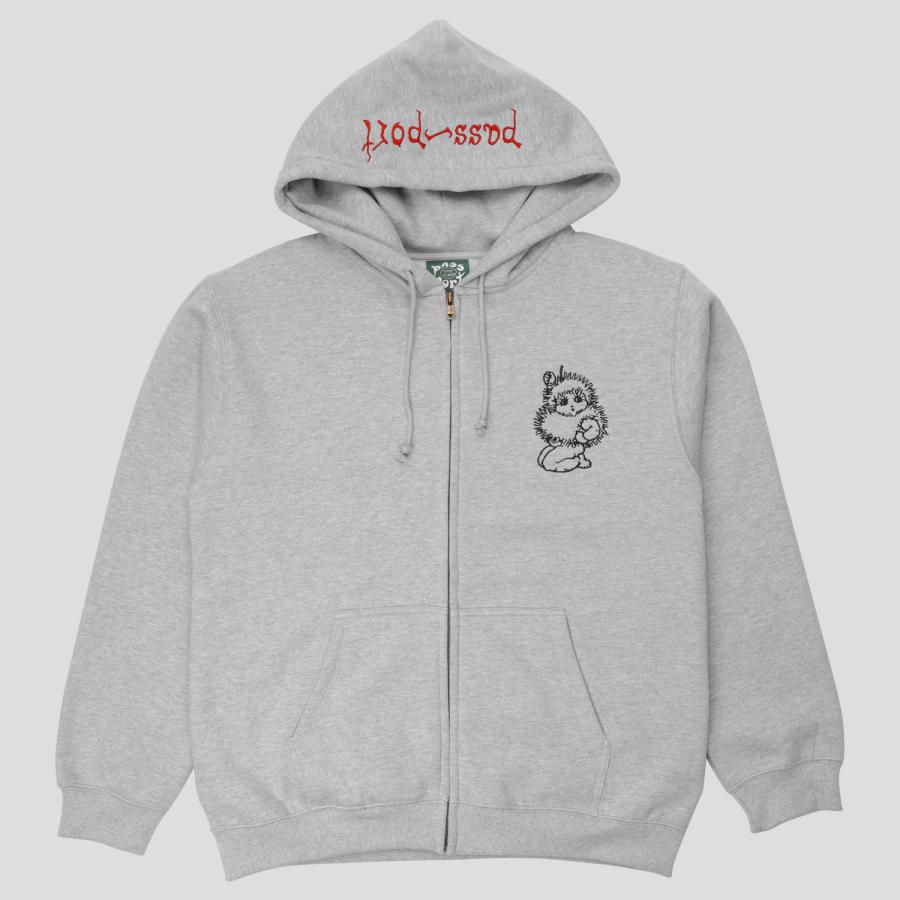 RAWDRIP 限定ジップパーカー RIDEZ SKULL MC ZIP PARKA 12oz 厚手スカル ジップパーカー RHD04