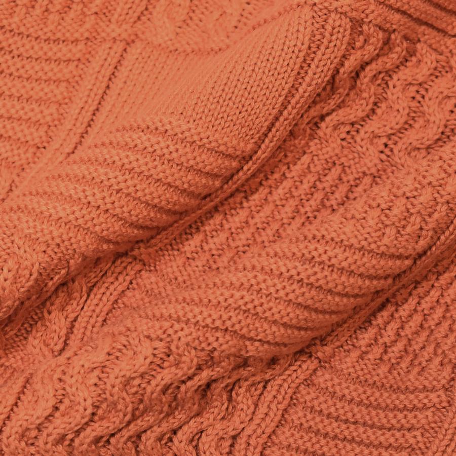 RAWDRIP Original コットン ニット Panel Pattern Crew Knit Orange オレンジ メンズ レディース クルー セーター ロウドリップ オリジナル |  | 03