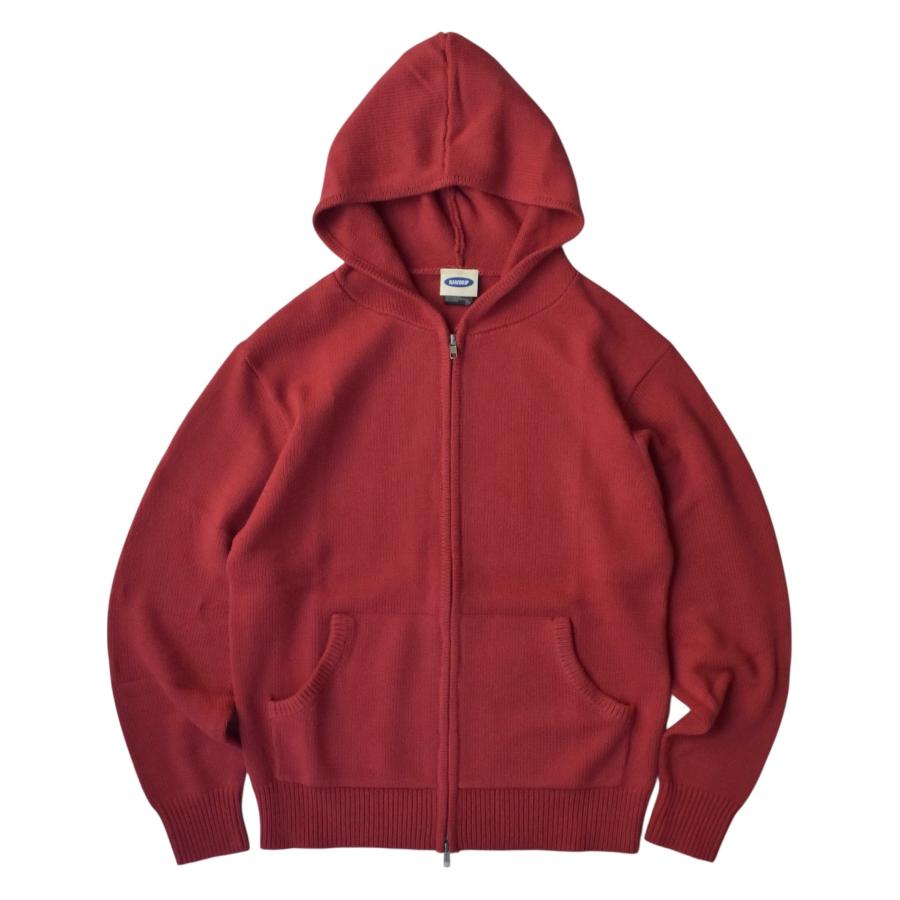 RAWDRIP Original Double Zip Cotton Knit Hoodie Fade Red メンズ レディース ダブル ...