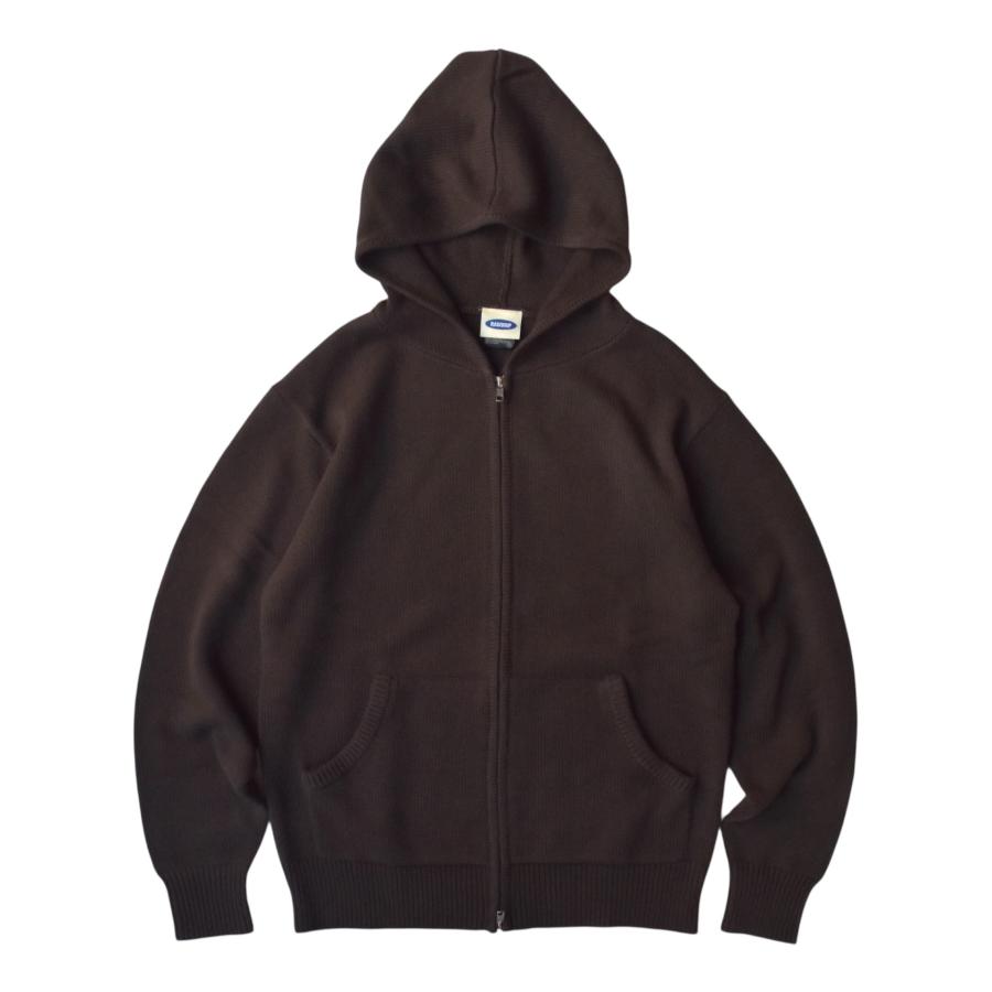 RAWDRIP 限定ジップパーカー RAWDRIP Original Double Zip Cotton Knit Hoodie Sun Brown メンズ