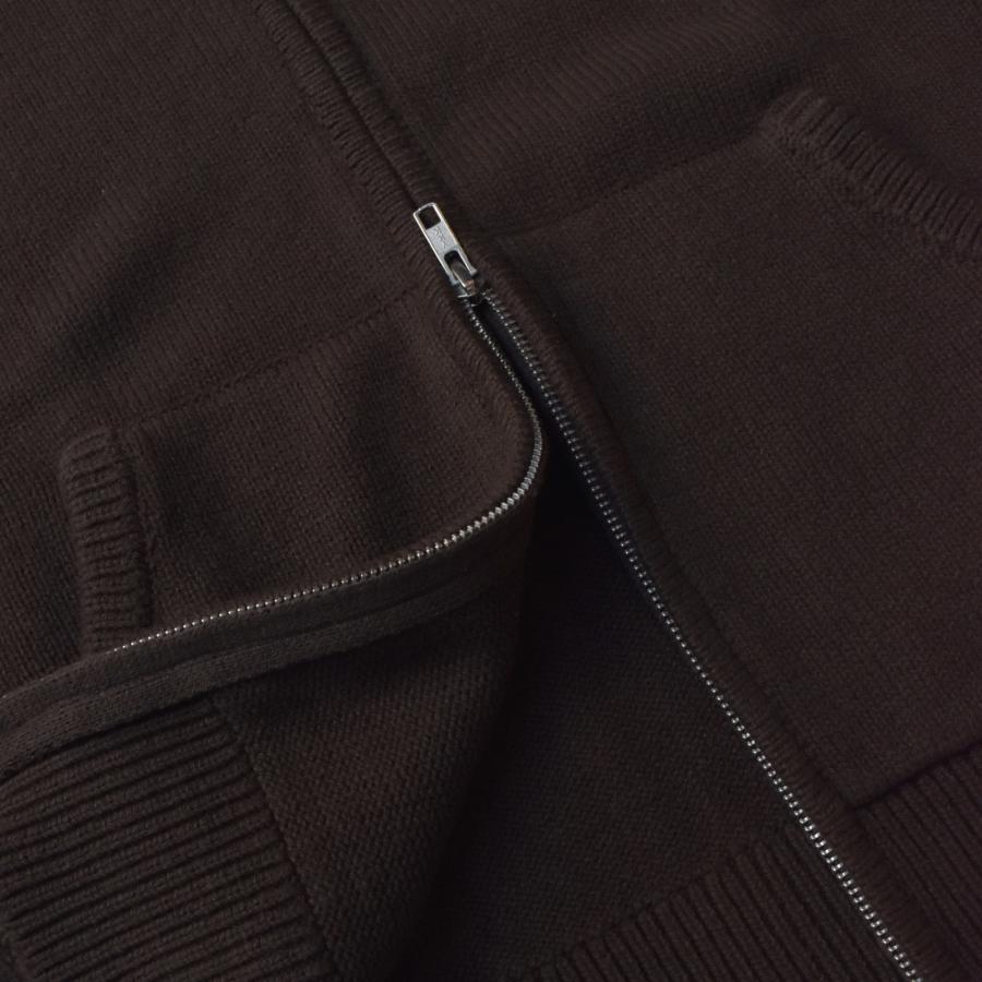 RAWDRIP Original Double Zip Cotton Knit Hoodie Sun Brown メンズ