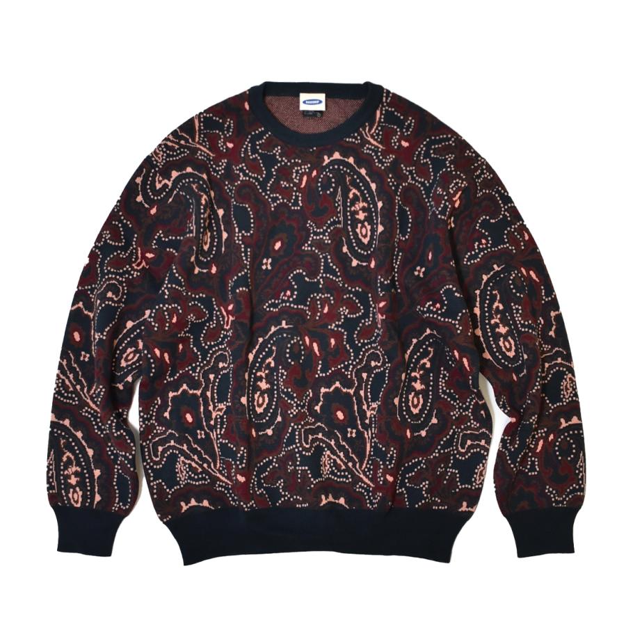 RAWDRIP Original Paisley Knit Moss Green/Maroon メンズ レディース 