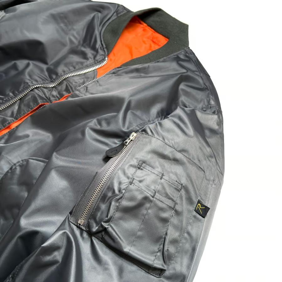 ROTHCO（ロスコ） MA-1 フライトジャケット ガンメタル グレー メンズ