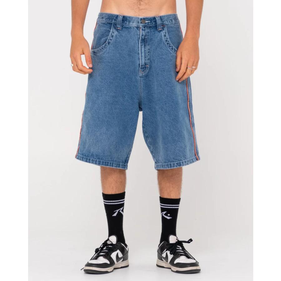 USA製90s Ben Davis Lサイズ リジッド バギーデニムショーツ USA製90s Ben Davis Lサイズ リジッド バギーデニムショーツ