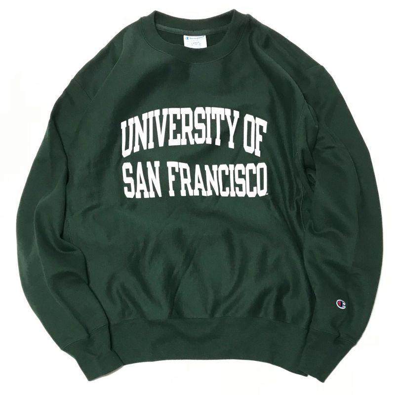 サンフランシスコ ユニバーシティ リバース ウィーブ クルーネック スウェット シャツ ダークグリーン メンズ チャンピオン カレッジ トレーナー Sanfranciscouniversity Reverseweavecrewnecksweatshirts Darkgreen Rawdrip 通販 Yahoo ショッピング