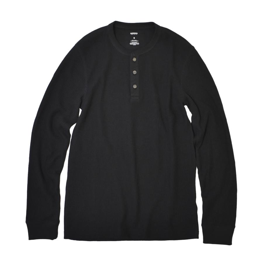 ソノマ ソノマグッズ ワッフル ヘンリーサーマル ブラック SONOMA