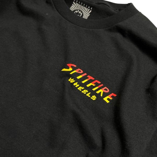 スピットファイア ヘルハウンズ ロングスリーブ Tシャツ ブラック  メンズ レディース 長袖Tシャツ ロンT SPITFIRE｜rawdrip｜04