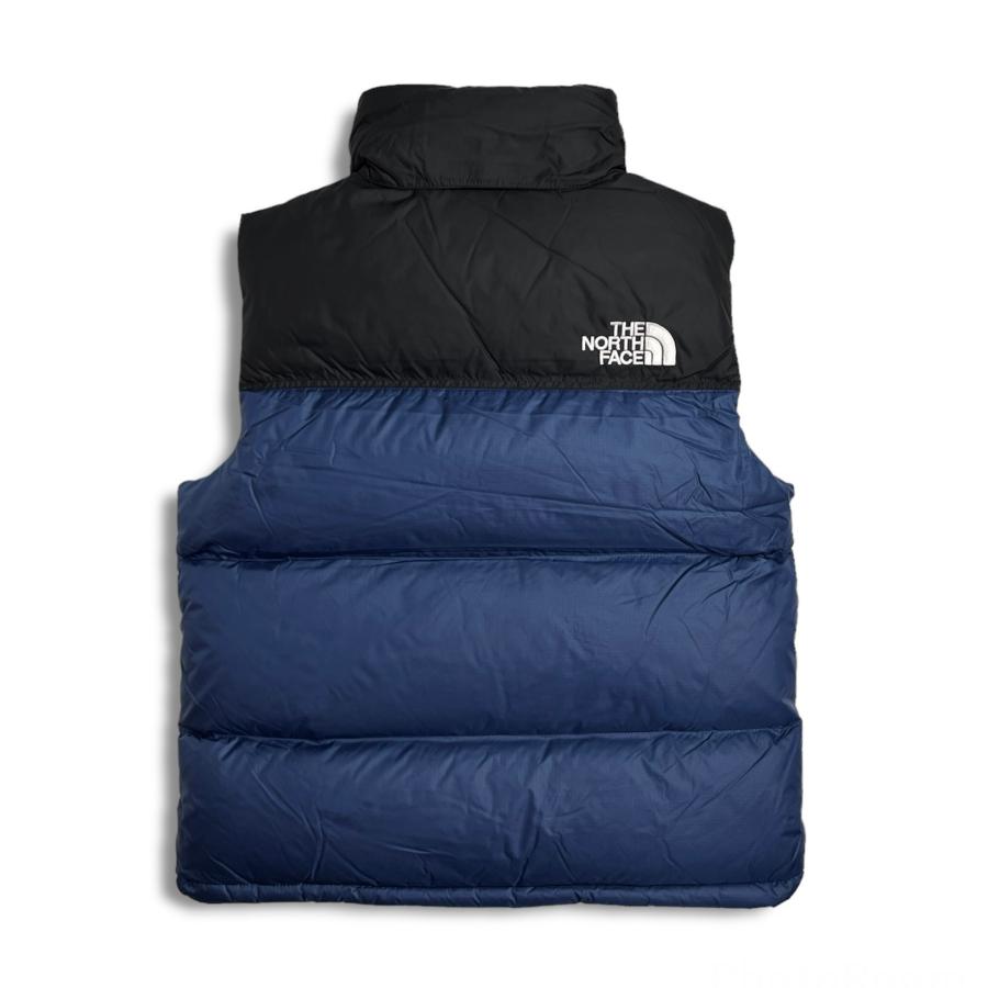 North face ヌプシ ダウンベスト 90s 700 usモデル 青 - ダウン North face ヌプシ ダウンベスト 90s 700 usモデル 青 - ダウン