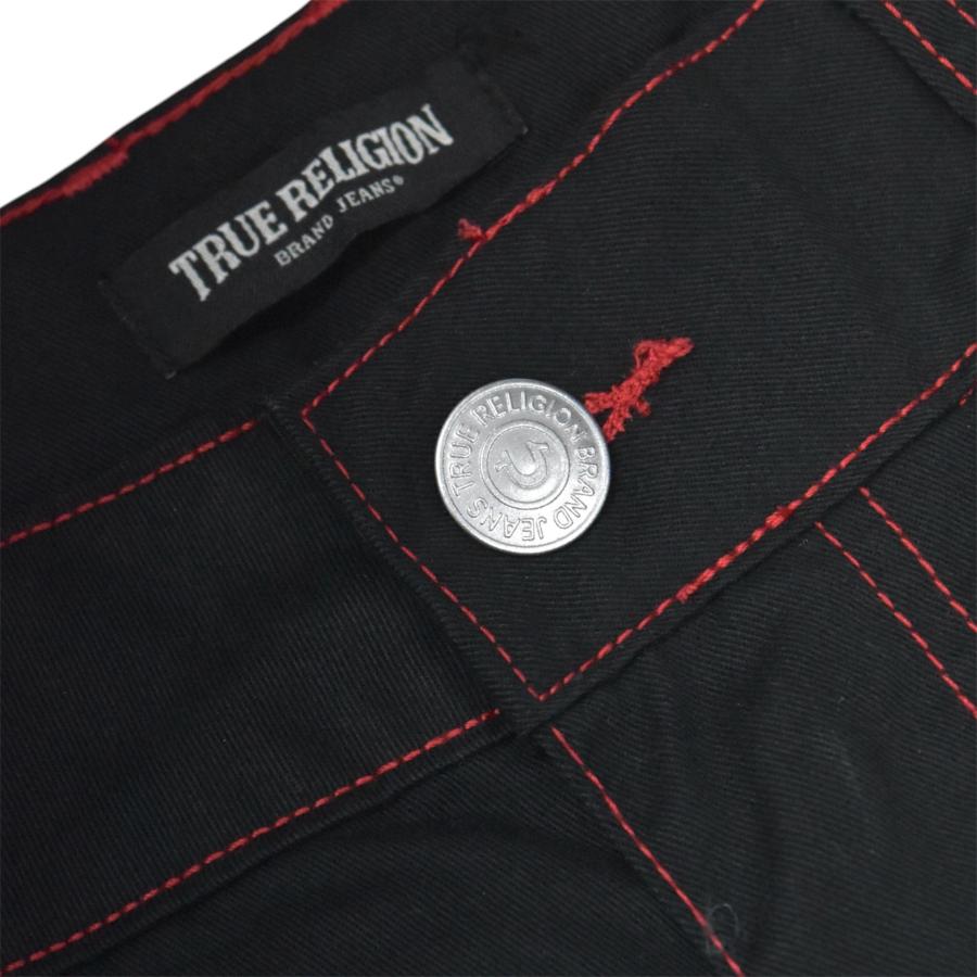 True Religion Cargo Shots - Jet Black / Red ショーツ トゥルー