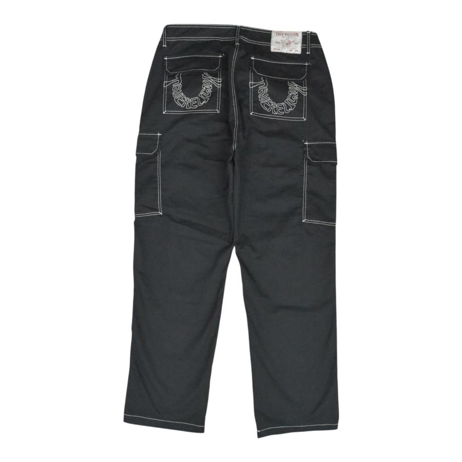 True Religion Cargo SN Pants EMB HS Outline - Jet Black カーゴ 