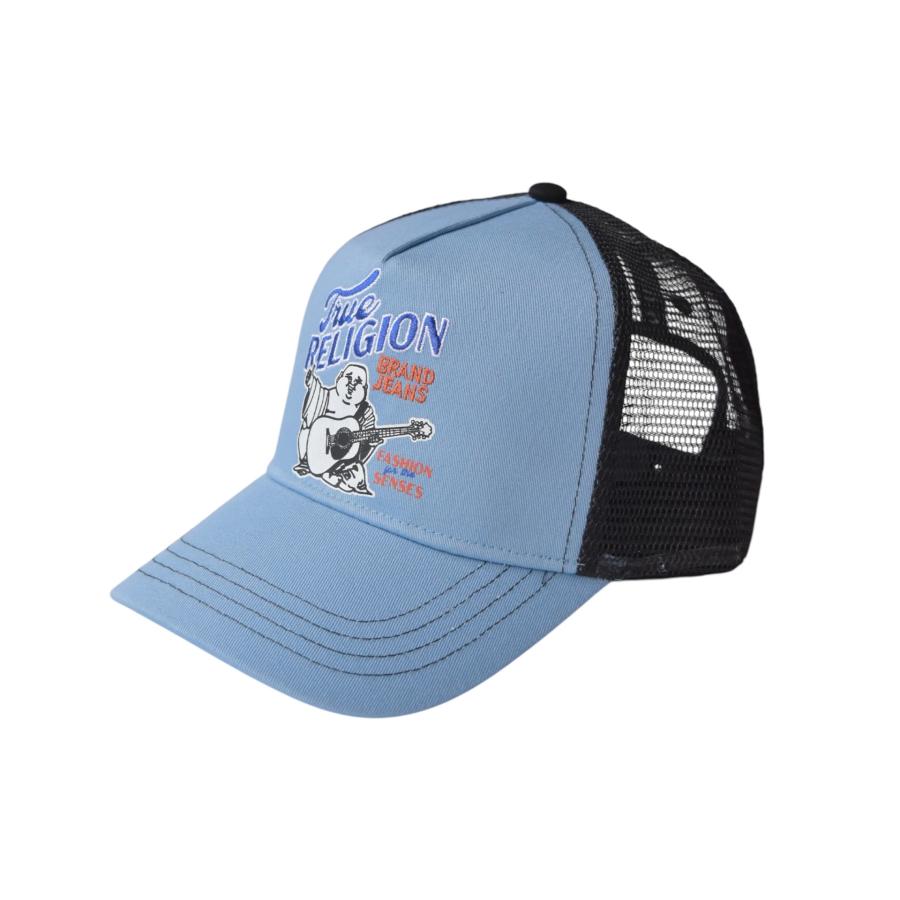 True Religion TRBJ Buddha EMB Trucker - Dutch Canal メッシュ