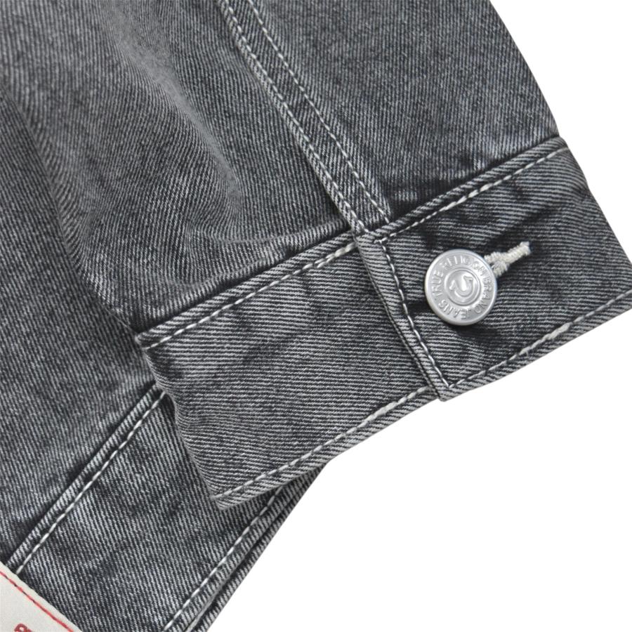 True Religion Jesse SN Trucker Jacket - Grey デニムジャケット