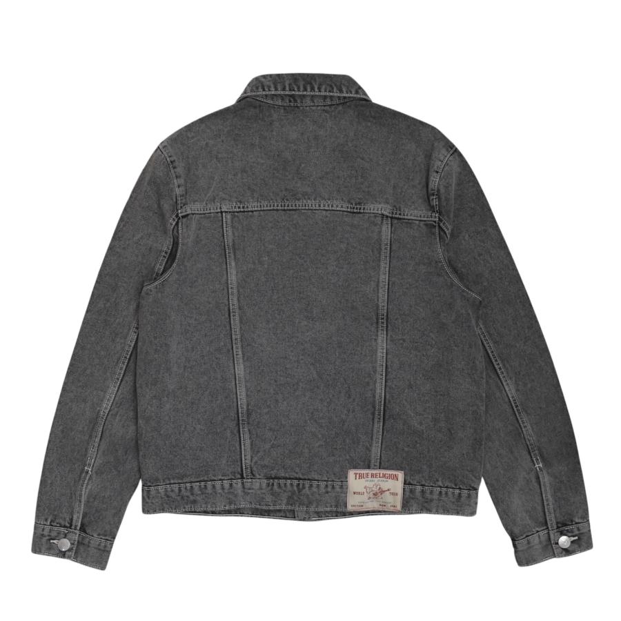 True Religion Jesse SN Trucker Jacket - Grey デニムジャケット