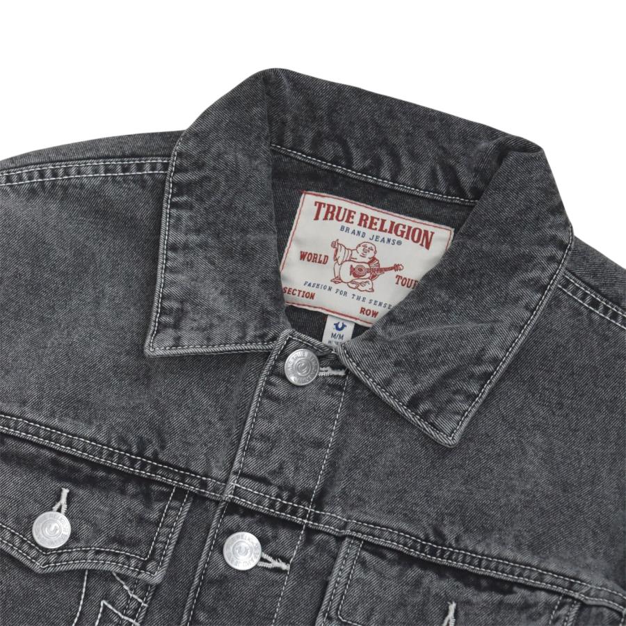 TRUE RELIGION デニムジャケット Sサイズ True Religion Jesse SN Trucker Jacket - Grey デニムジャケット