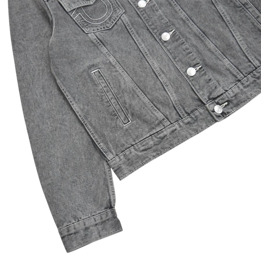 True Religion Jesse SN Trucker Jacket - Grey デニムジャケット