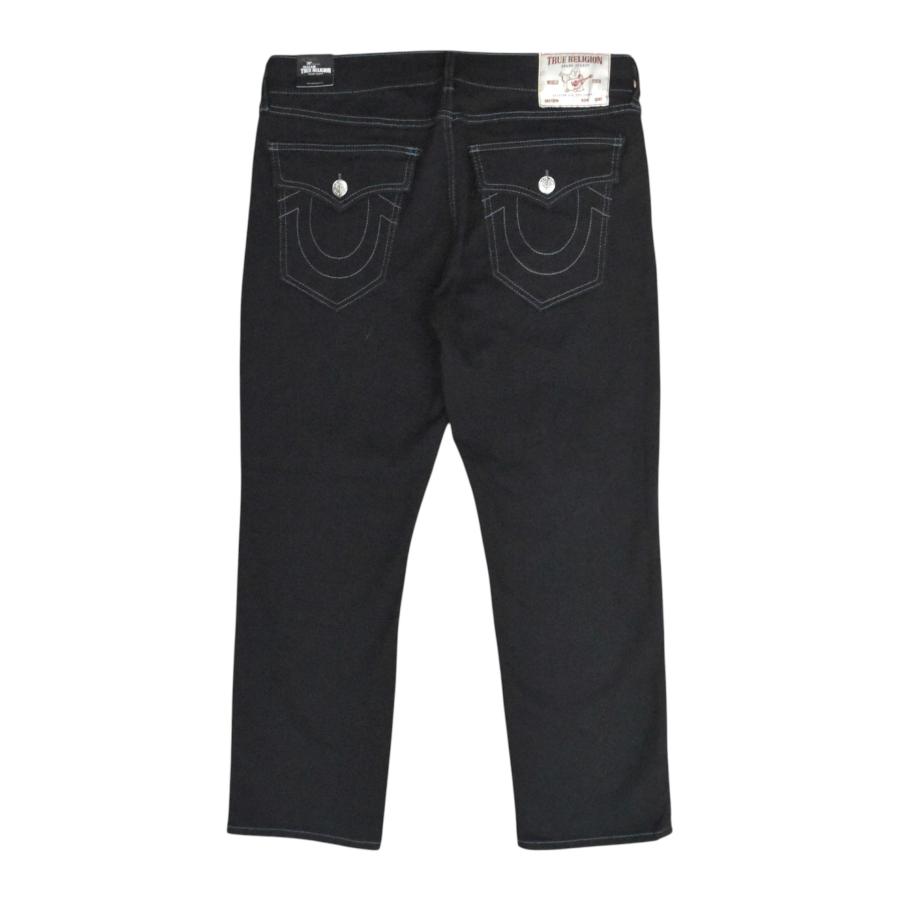 True Religion Ricky Flap Relaxed Straight Denim - Black / Grey