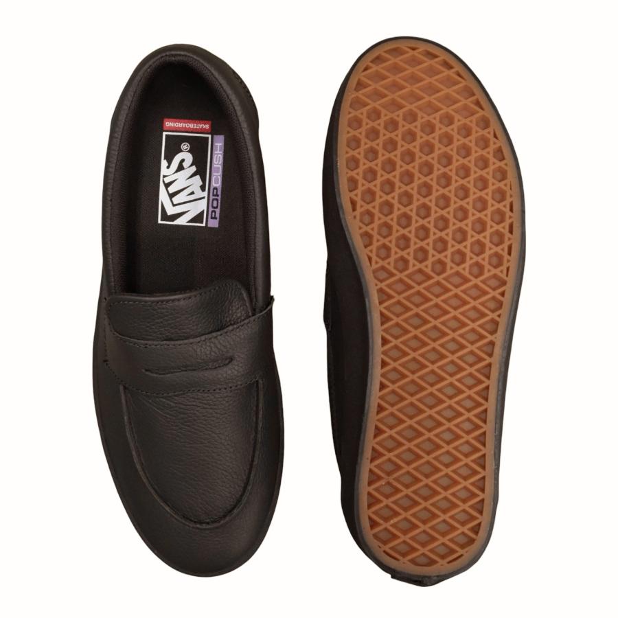 VANS（ヴァンズ） スケート ローファー レザー Rust Brown USモデル