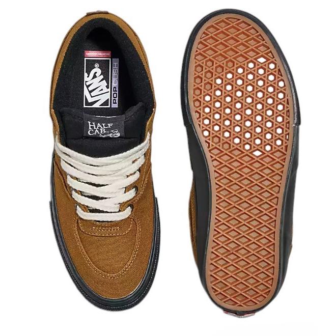 VANS スケート ハーフキャブ ダック ゴールデンブラウン