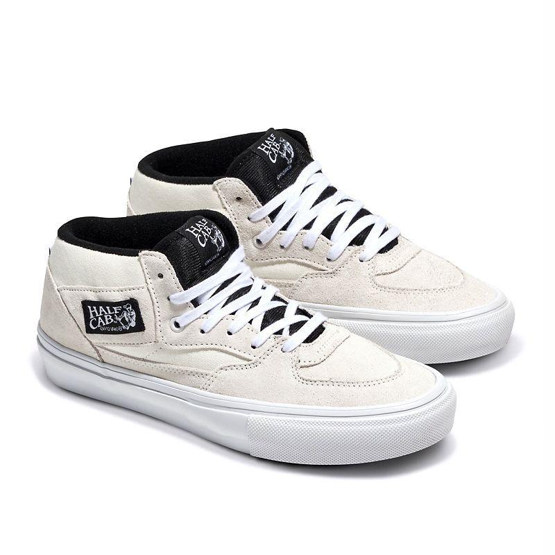 VANS スケート ハーフキャブ ホワイト/ブラック USモデル メンズ