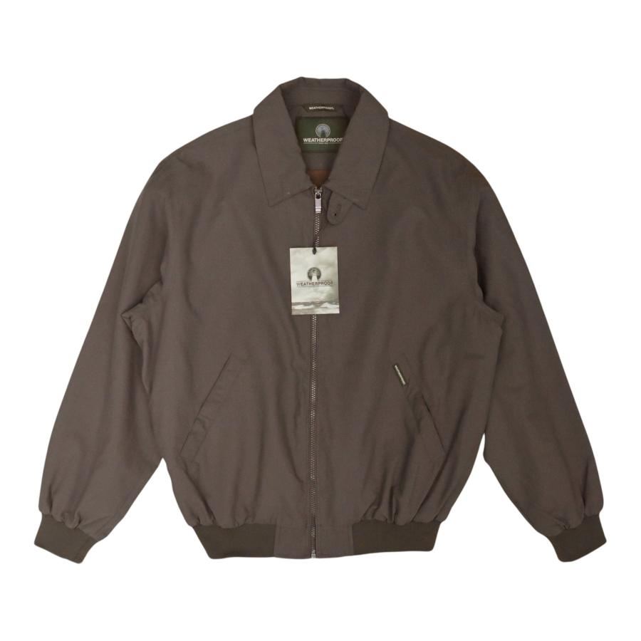 Weatherproof Microfiber Golf Jacket - Brown ウェザープルーフ