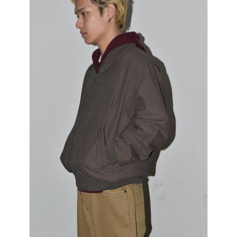 Weatherproof Microfiber Golf Jacket - Brown ウェザープルーフ