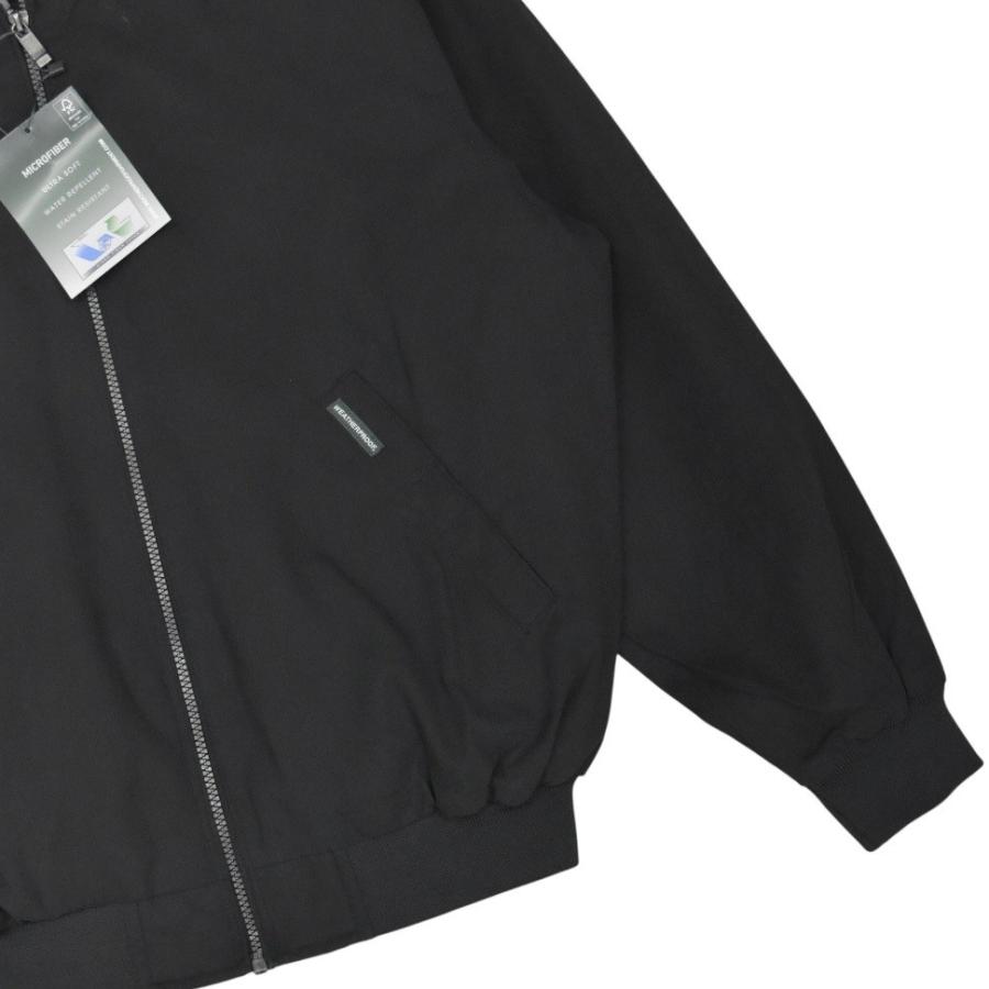 Weatherproof Microfiber Golf Jacket - Black ウェザープルーフ