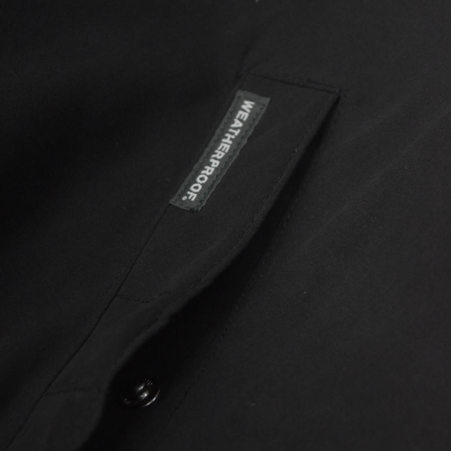 Weatherproof Microfiber Golf Jacket - Black ウェザープルーフ
